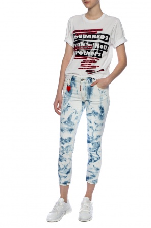 'runway straight cropped jean' jeans, zdjęcie 2 'runway straight cropped jean' jeans od Dsquared2